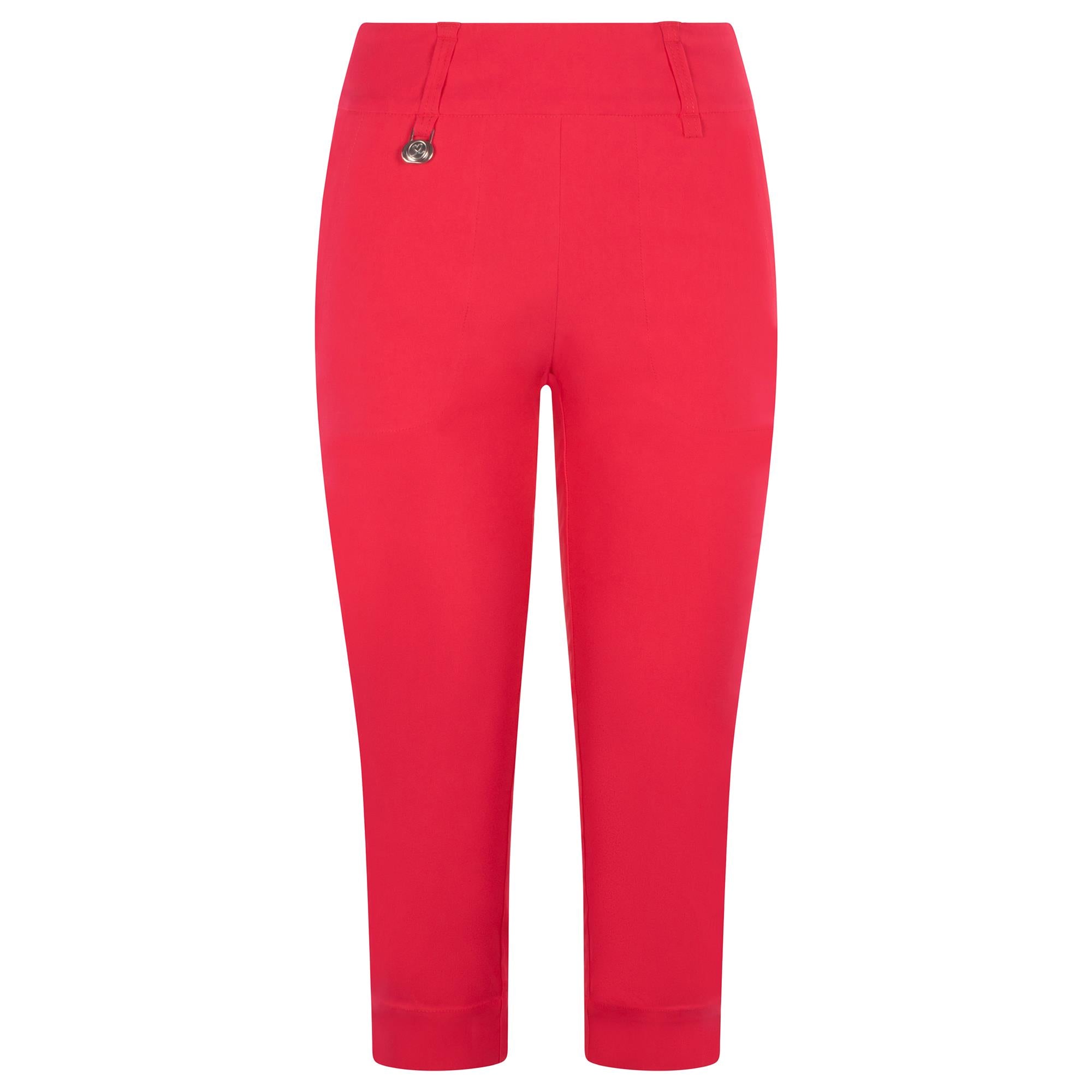 Daily Sports Magic Ladies Golf Capris Intense Coral